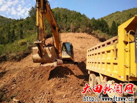 國道縱五線大田段（二期）施工現(xiàn)場火熱1.jpg